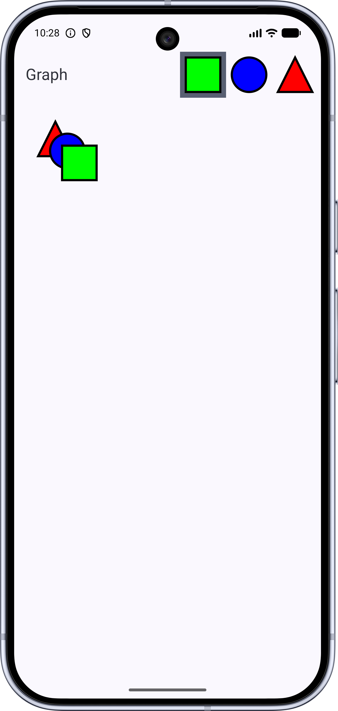 Toolbar shapes