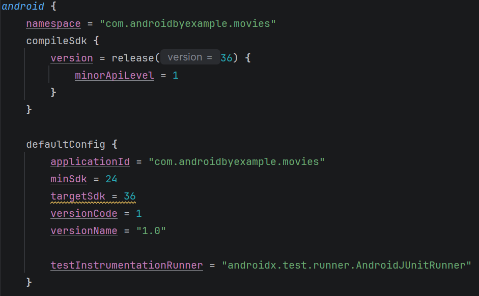 New Target API