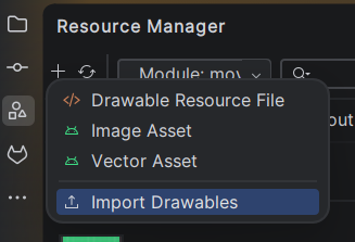 Import Drawables
