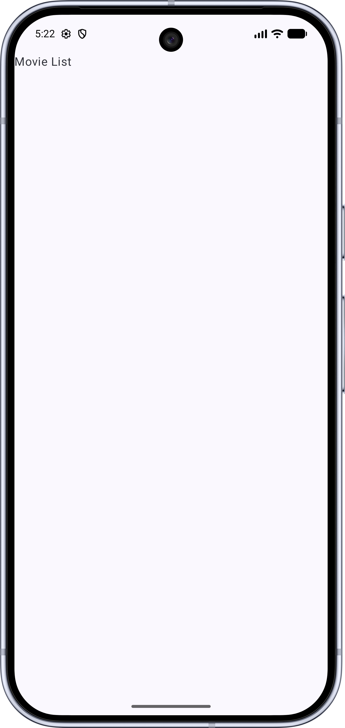 Movie List Screen